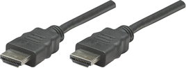 Manhattan HDMI Csatlakozókábel HDMI-A dugó, HDMI-A dugó 7.50 m Fekete 353274 HDMI kábel