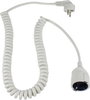 Hálózati spirálkábeles hosszabbítókábel, fehér, 2,5 m, HO5VV-F 3 G 1,5 mm², AS Schwabe 70412 bélyegkép