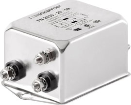 Zavarszűrő 250 V/AC 6 A 8 mH (H x Sz x Ma) 71 x 46.6 x 22.3 mm Schaffner FN2030-6-06 1 db