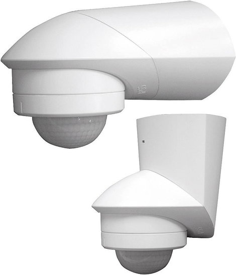 Fali/mennyezeti mozgásérzékelő, fehér, 120°, IP55, relés, Grothe 94530