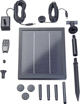 Napelemes szökőkút szivattyú rendszer, Pontec PondoSolar 250 Control 43324