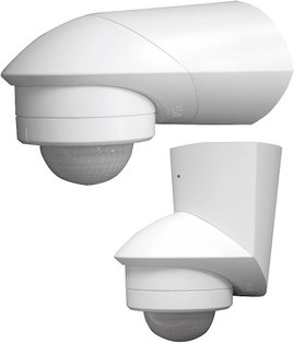 Fali/mennyezeti mozgásérzékelő, fehér, 360°, IP55, relés, Grothe 94532