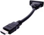 HDMI - DVI átalakító adapter, 1x HDMI dugó - 1x DVI aljzat 24+5 pól., fekete, club3D bélyegkép