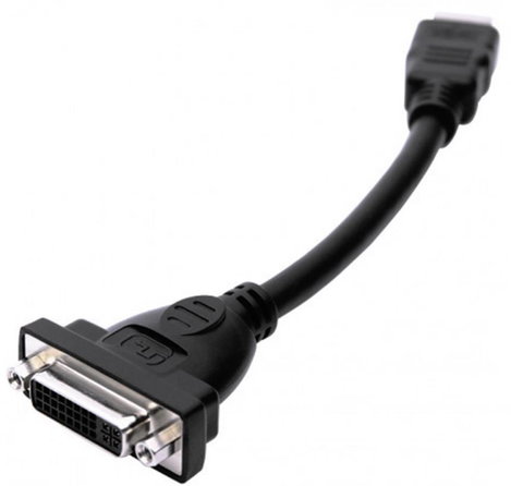 HDMI - DVI átalakító adapter, 1x HDMI dugó - 1x DVI aljzat 24+5 pól., fekete, club3D 2. kép