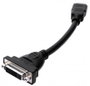 HDMI - DVI átalakító adapter, 1x HDMI dugó - 1x DVI aljzat 24+5 pól., fekete, club3D 2. bélyegkép