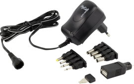 Univerzális hálózati adapter, dugasztápegység 3 - 12 V/DC 600mA, HyCell 1201-0005