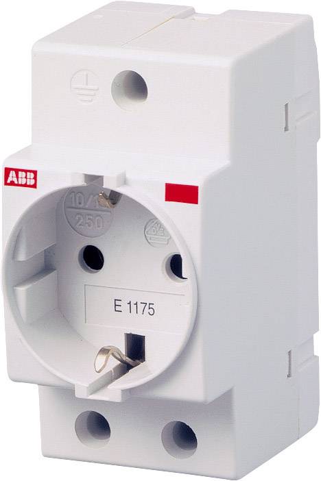 ABB E1175 Kalapsín csatlakozóalj lecsapható fedél nélkül Szürke 1 db