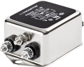 Zavarszűrő 250 V/AC 10 A 0.8 mH (Sz x Ma) 64 mm x 29.3 mm Schaffner FN 2020-10-06 1 db
