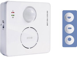 Mozgásérzékelő vezeték nélküli csengőhöz, 100 m, 434 MHz, fehér, m-e GmbH modern-electronics Bell 21