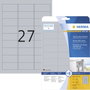 Etikettek, A4, 63,5 x 29,6 mm, 675 db, Herma 4222 bélyegkép