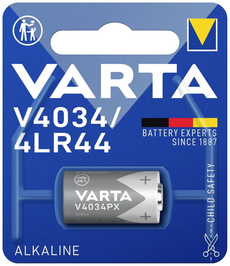 476A alkáli elem, távirányító elem, 6V 100 mAh, Varta Professional A476, E476A, V4034PX, V476A, V476 2. kép