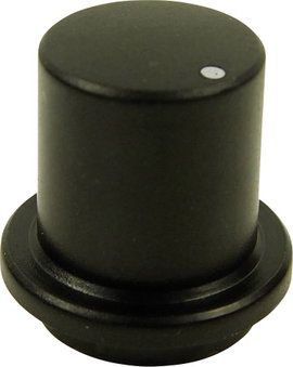 Cliff FCR7171 FCR7171 Forgatógomb Fekete (Ø x Ma) 15 mm x 17 mm 1 db