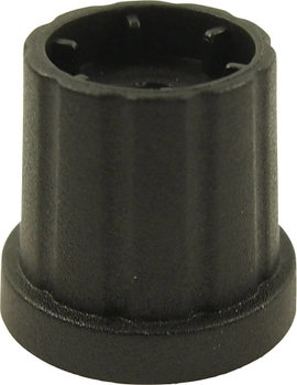 Cliff CL178883 CL178883 Forgatógomb Fekete (Ø x Ma) 19.3 mm x 19.2 mm 1 db