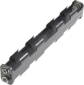 Elemtartó ceruzaelemhez 6 x AA, 158 x 26 x 17 mm, Goobay 12475