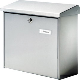 Rozsdamentes levélszekrény, postaláda, Burg Wächter 4190 Comfort 3913 NI