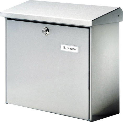 Rozsdamentes levélszekrény, postaláda, Burg Wächter 4190 Comfort 3913 NI