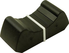 Tolópotméter gomb, Fekete (H x Sz x Ma) 26 x 11.6 x 10 mm Cliff FC72621 1 db