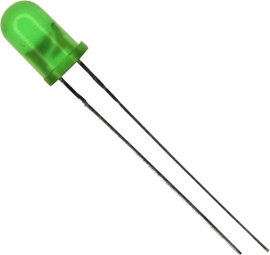 LUMEX SSL-LX5093GD-12V LED kivezetéssel Zöld Kerek 5 mm 20 mcd 60 ° 12 mA 12 V