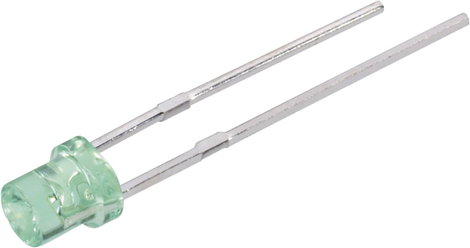 LED 3MM, zöld, TRANS.484SYGT-S530-E2