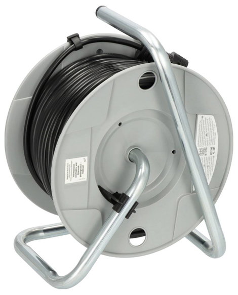 Kábeldob 50 m, fekete/szürke, 4 részes, H05VV-F 3 G 1,5 mm², 230V 2. kép