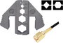 Krimpelő betét koax csatlakozókhoz LWL dugó, RG58, RG59, RG62, RG174 TOOLCRAFT 1423399 2. bélyegkép