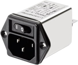 Hálózati szűrő hidegkészülék aljjal 250 V/AC 3 A 2 mH (Sz x Ma) 46 mm x 32.2 mm Schaffner FN 9263-3-