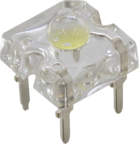 CREE CP41B-WES-CL0P0134 LED kivezetéssel Hidegfehér Kerek 3 mm 5.2 cd 60 ° 35 mA 3.6 V