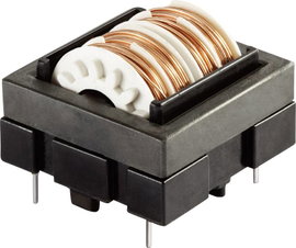 Zavarszűrő 250 V/AC 0.5 A 44 mH (H x Sz x Ma) 24 x 24 x 20 mm Schaffner EH24-0,5-02-44M 1 db