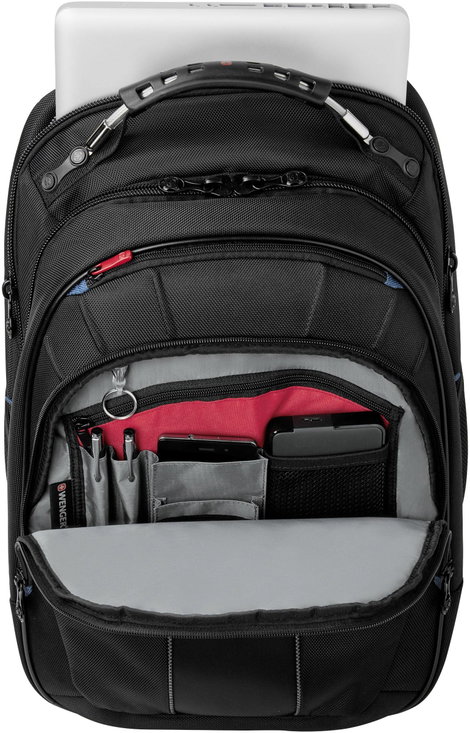 Notebook hátizsák, max. 43,9 cm (17,3) fekete, Wenger Carbon GA-7357 4. kép