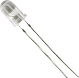 CREE C503B-RCN-CW0Z0AA1 LED kivezetéssel Piros Kerek 5 mm 5.1 cd 30 ° 50 mA 2.1 V