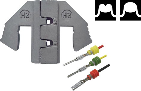 Krimpelő betét, krimpelő fogóba 0.75 - 1 mm² TOOLCRAFT 1511624 2. kép