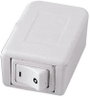 interBär 1 pólusú zsinórkapcsoló, 10 A 250 V/AC, fehér bélyegkép