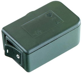 interBär 1 pólusú zsinórkapcsoló, 10 A 250 V/AC, fekete