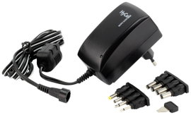 HyCell 1201-0009 Dugasztápegység, beállítható 3 V/DC, 4.5 V/DC, 5 V/DC, 6 V/DC, 7.5 V/DC, 9 V/DC, 12