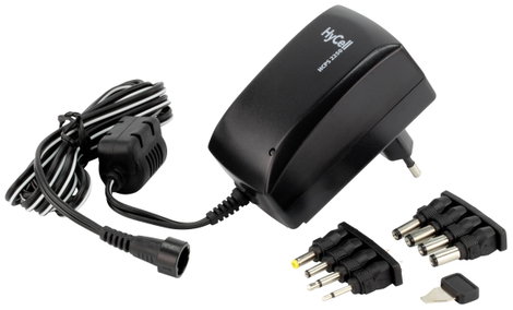 HyCell 1201-0009 Dugasztápegység, beállítható 3 V/DC, 4.5 V/DC, 5 V/DC, 6 V/DC, 7.5 V/DC, 9 V/DC, 12