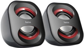 USB-s PC hangszóró, hangfalpár, 2.0 multimédiás hangfal 3 W Hama Sonic Mobil 183