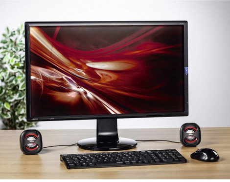 USB-s PC hangszóró, hangfalpár, 2.0 multimédiás hangfal 3 W Hama Sonic Mobil 183 2. kép