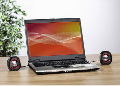 USB-s PC hangszóró, hangfalpár, 2.0 multimédiás hangfal 3 W Hama Sonic Mobil 183 3. kép
