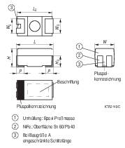 SMD tantál kondenzátor 3.3 µF 35 V/DC 10 % 3.2 x 1.6 x 1.6 mm Kemet T491A335K006ZT 3. kép