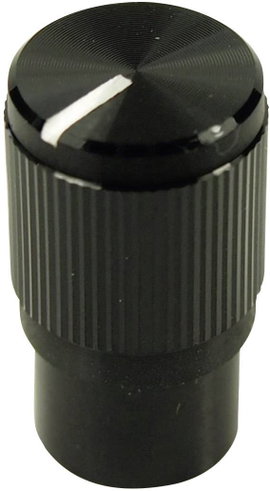 Cliff FC7259 FC7259 Forgatógomb Fekete (Ø x Ma) 10.7 mm x 19 mm 1 db