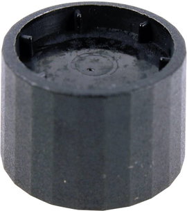 Cliff CL172877 CL172877 Forgatógomb Fekete (Ø x Ma) 25.3 mm x 19.2 mm 1 db