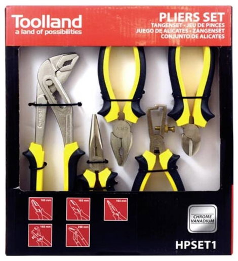 Mechanikai fogó készlet, 5 részes Velleman HPSET1 2. kép