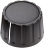 Mentor 4333.6001 4333.6001 Forgatógomb Mutatóval Fekete (Ø x Ma) 28 mm x 17 mm 1 db bélyegkép