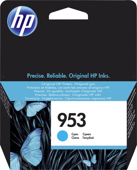 HP Tinta 953 Eredeti Cián F6U12AE