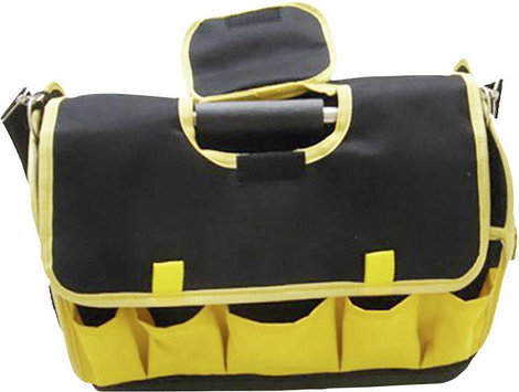 Szerszámos táska, munkás szerszámtáska, vállra akasztható, 470 x 250 x 250 mm VISO TOOLBOX 4. kép