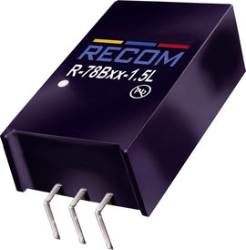 RECOM R-78B3.3-1.5L DC/DC feszültségváltó, nyák 3.3 V/DC 1.5 A 5 W Kimenetek száma: 1 x Tartalom, ta