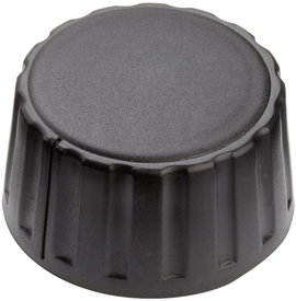 Mentor 4334.6000 Forgatógomb Fekete (Ø x Ma) 36 mm x 18.5 mm 1 db