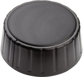 Mentor 4335.6000 4335.6000 Forgatógomb Fekete (Ø x Ma) 48 mm x 19 mm 1 db