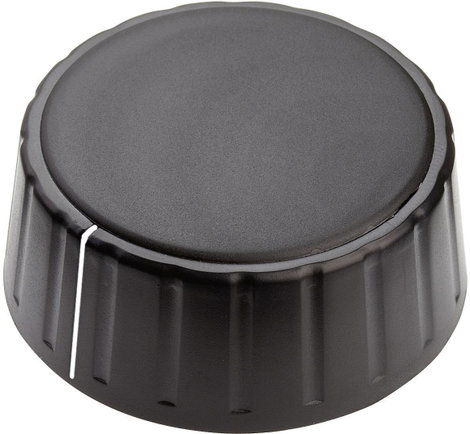 Mentor 4335.6001 Forgatógomb Mutatóval Fekete (Ø x Ma) 48 mm x 19 mm 1 db