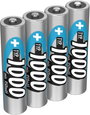 Mikroceruza akku AAA NiMH, 1,2V 1000 mAh, 4 db, Ansmann HR3, HR03, UO100557, DC2400, DC2400B4N, LR03 bélyegkép